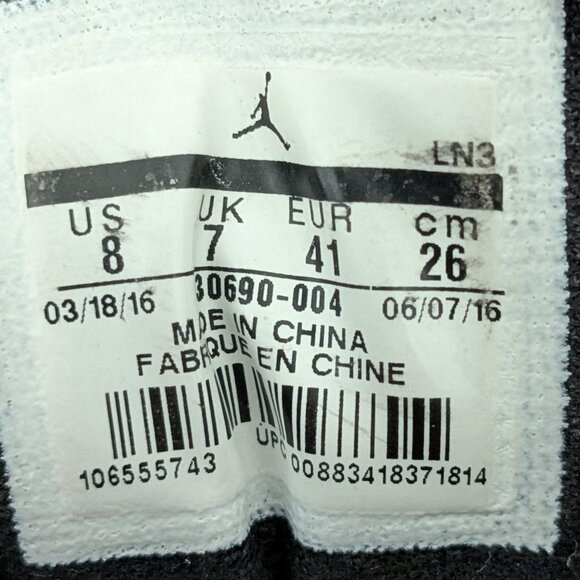 Jordan 12 Retro Shoes Mens Size 8 Flu Game 130690-004 Basketball Sneakers . main image 8